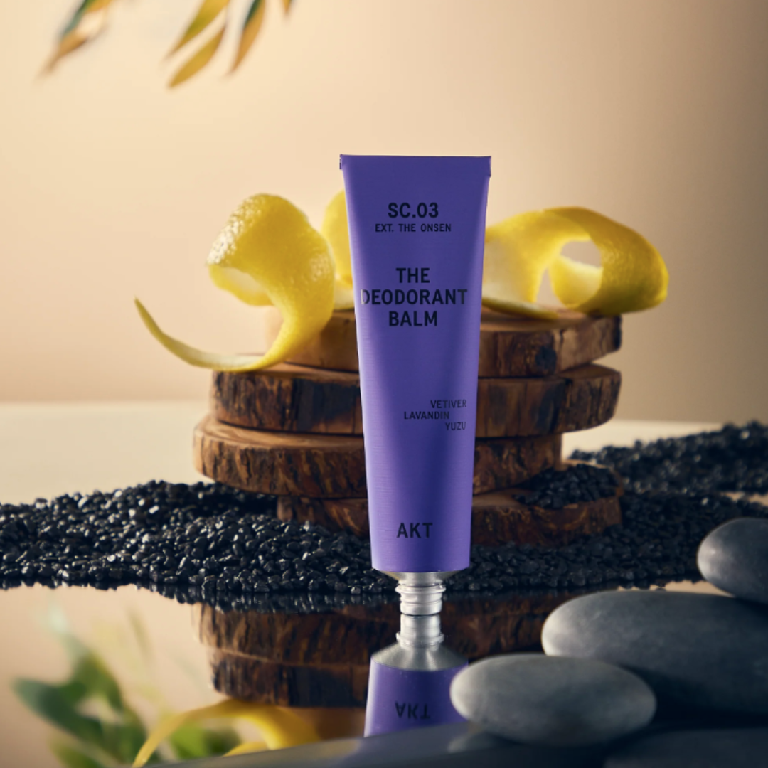 Natural Deodorant Balm by AKT London in The Onsen scent